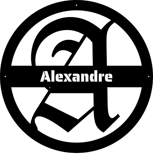 Lettres caligraphiques