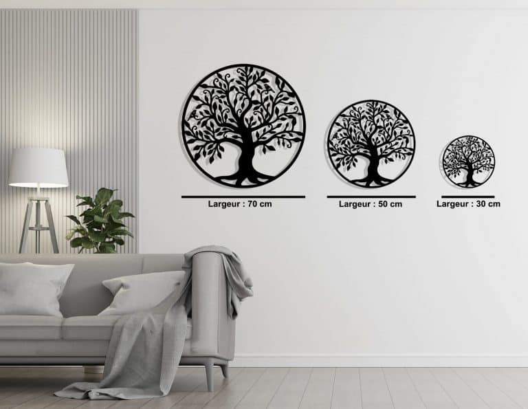 Décoration murale en métal : Arbre de Vie 2