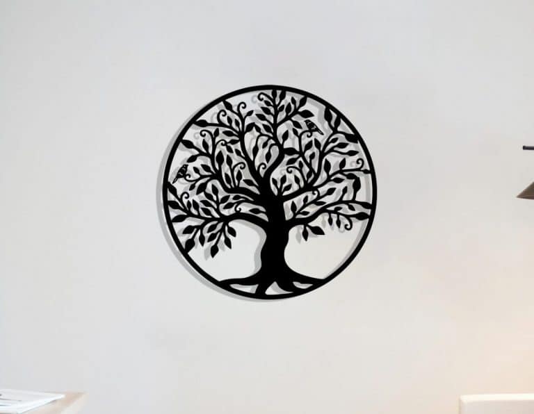Décoration murale en métal : Arbre de Vie 2