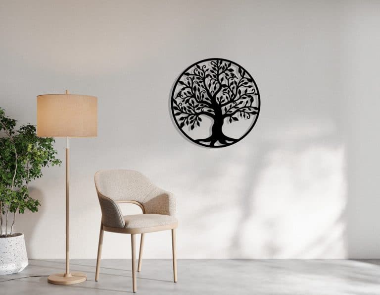 Décoration murale en métal : Arbre de Vie 2