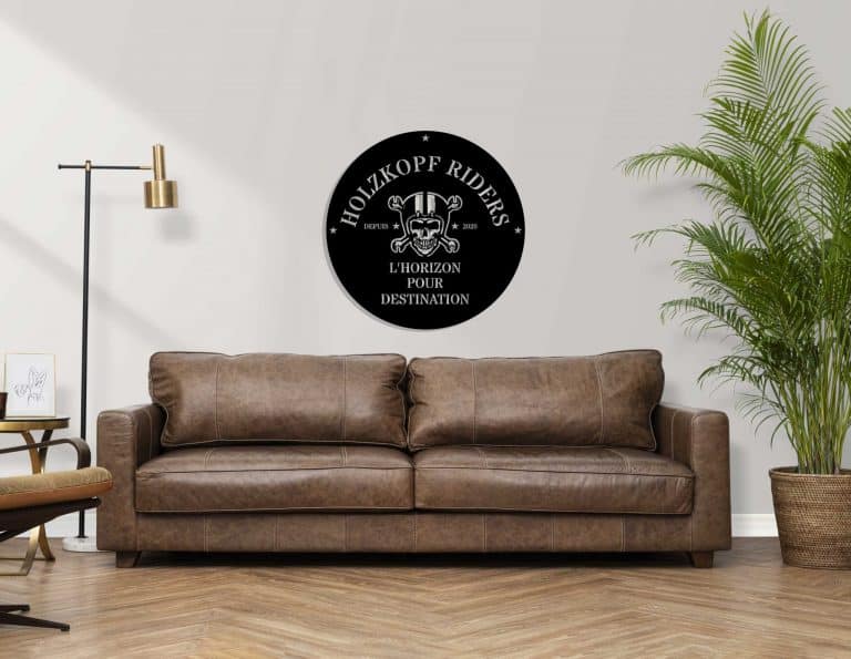 Décoration murale en métal : Holzkopf Riders