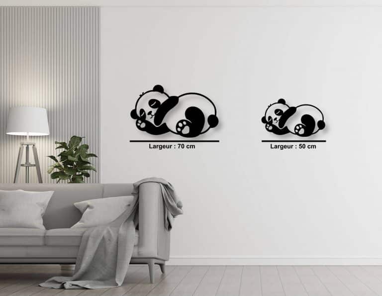 Décoration murale en métal : Petit Panda