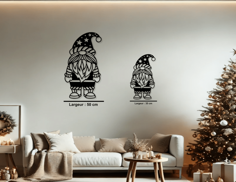 Décoration murale en métal : Gnomagic
