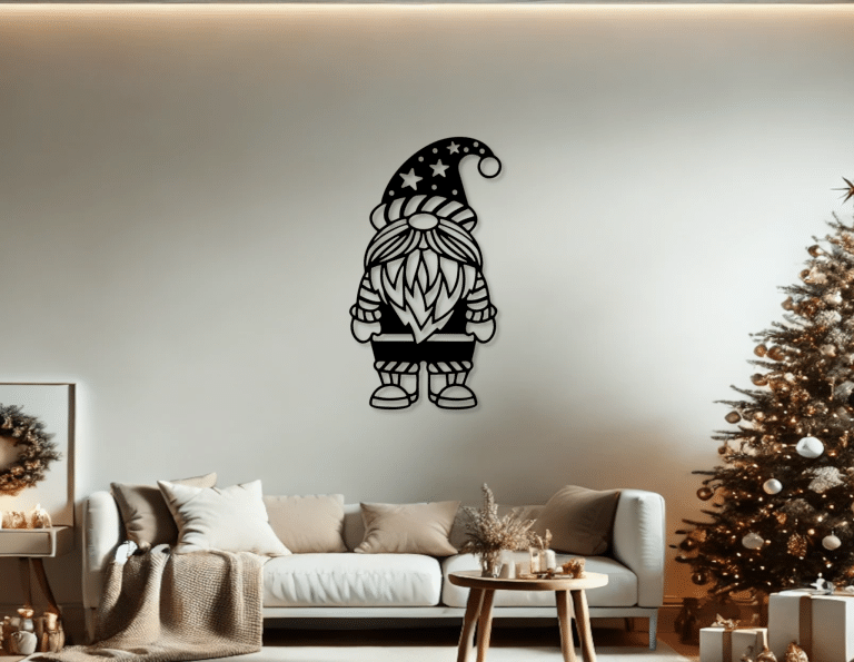 Décoration murale en métal : Gnomagic