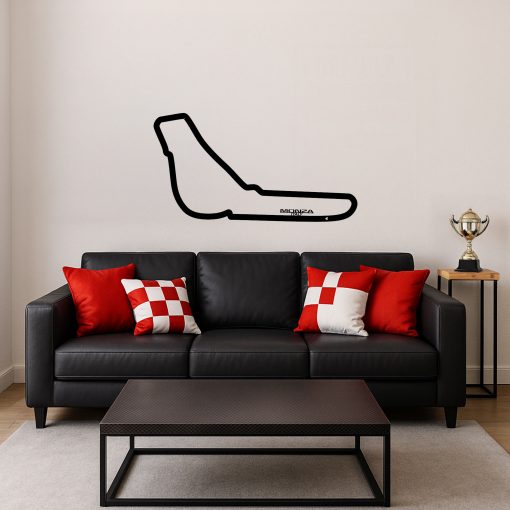 Décoration murale en métal : Circuit Formule 1 Édition 2025 Monza