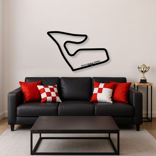 Décoration murale en métal : Circuit Formule 1 Édition 2025 Red bull ring