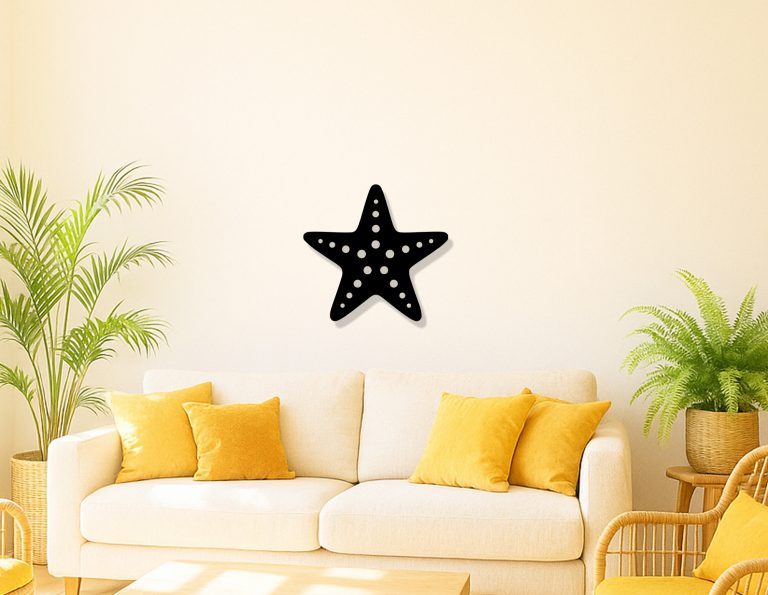 Décoration Murale en métal : Etoile de Mer