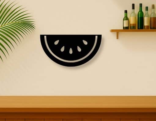 Décoration murale en métal : Pastèque
